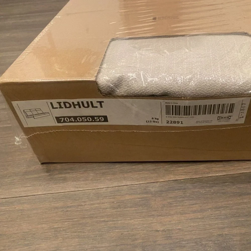 New IKEA LIDHULT Cover For Sofa 3-seater Section Gassebol Light Beige 704.050.59